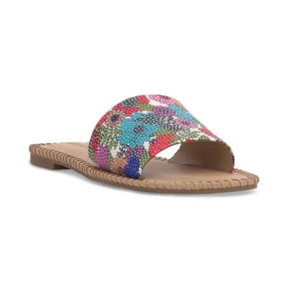ON 34TH Mavise Beaded Floral Sandals, NWOT, Women's Size 6.5